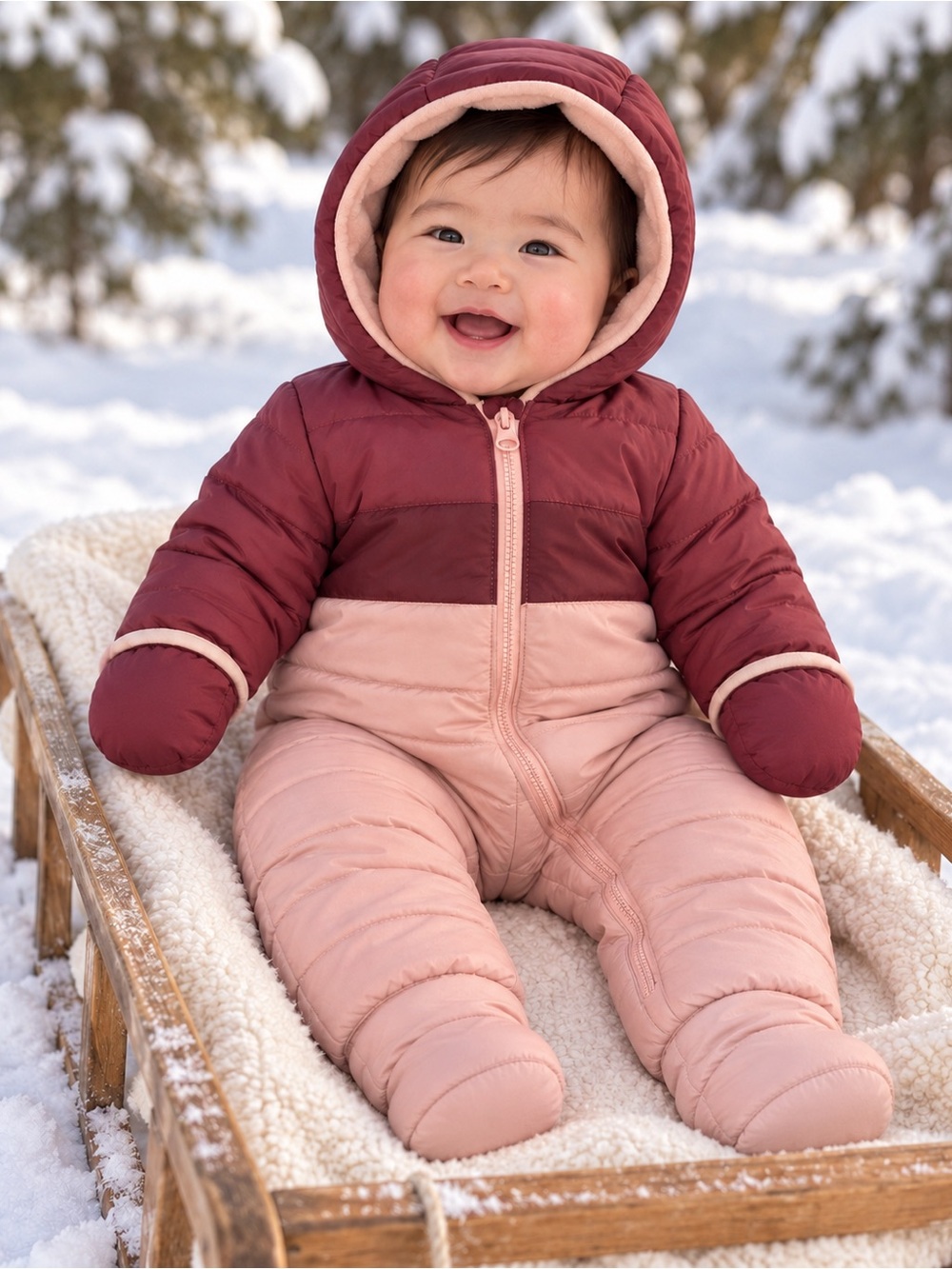 Simple Joys Carter’s Baby Colorblock Snowsuit 6-9M